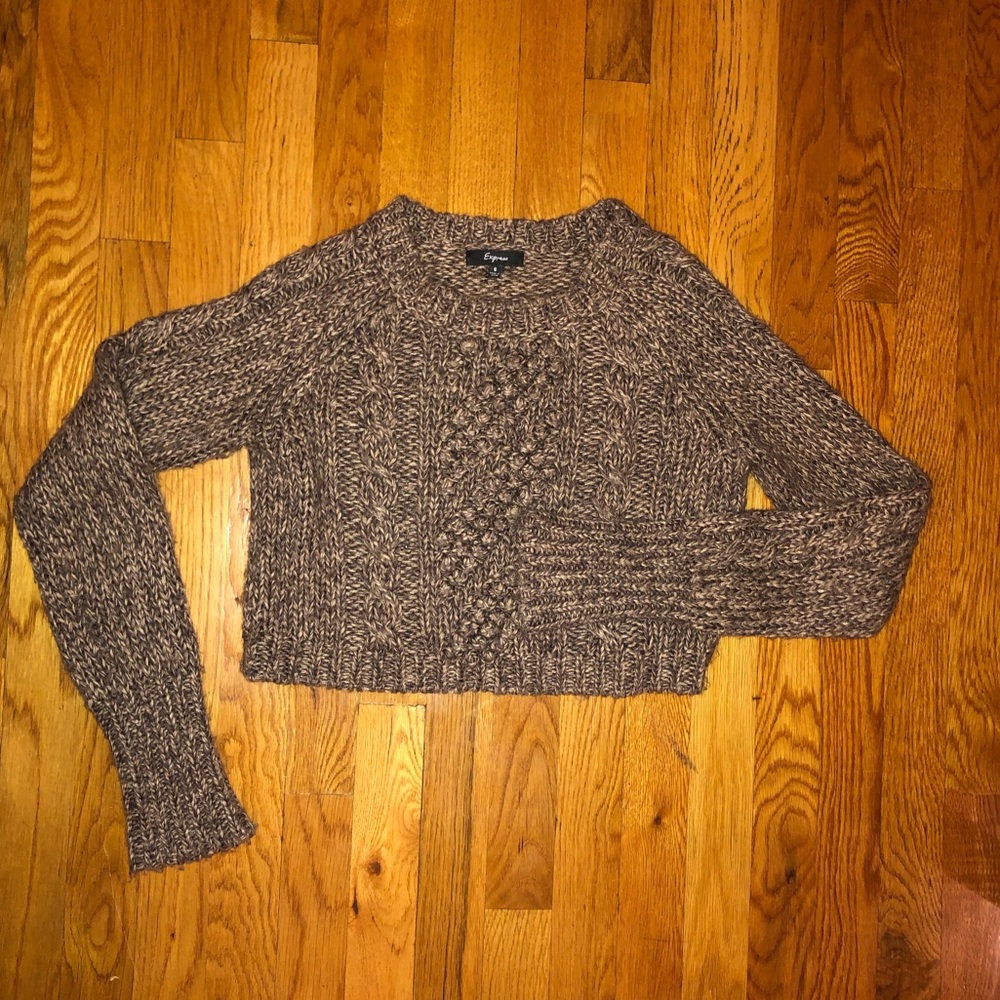Express sweater 71% acrylic 29% wool